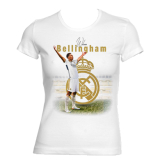 JUDE BELLINGHAM - REAL MADRID CF - biele dámske tričko