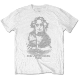 JOHN LENNON - Peace - biele pánske tričko