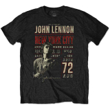 JOHN LENNON - NYC '72 - čierne pánske tričko