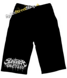 Kraťasy SLAUGHTER TO PREVAIL - Logo - Voľné sieťované čierne letné šortky