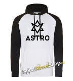 ASTRO - Logo - čiernobiela pánska mikina