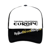 EUROPE - The Final Countdown - čiernobiela sieťkovaná šiltovka model "Trucker"