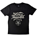KING DIAMOND - Logo - čierne pánske tričko