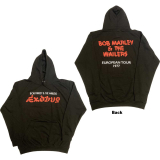 BOB MARLEY - Exodus Wailers European Tour '77 - čierna pánska mikina