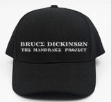 BRUCE DICKINSON - The Mandrake Project - čierna šiltovka (-30%=AKCIA)