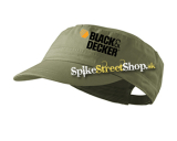 BLACK & DECKER - Logo - olivová šiltovka army cap