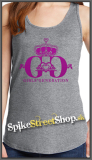 GIRLS' GENERATION - Pink Logo - Ladies Vest Top - šedé
