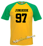 JUNGKOOK - 97 - žltozelené pánske tričko