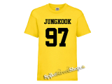 JUNGKOOK - 97 - žlté pánske tričko