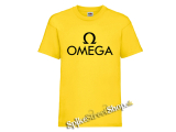 OMEGA - Hardrock Magyar Band Logo - žlté pánske tričko