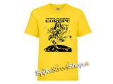 EUROPE - The Final Countdown - žlté detské tričko