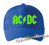 AC/DC - Green Logo - kráľovská modrá šiltovka (-30%=AKCIA)
