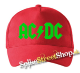 AC/DC - Green Logo - červená šiltovka (-30%=AKCIA)
