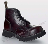 Topánky STEEL - BURGUNDY - VÍNOVÉ - 6 dierkové