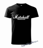 MARSHALL - White Logo - pánske tričko (-30%=VÝPREDAJ)