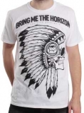 BRING ME THE HORIZON - Indians Skull - biele pánske tričko