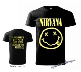 NIRVANA - Smile - čierne pánske tričko