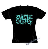 SUICIDE SILENCE - Turquoise Logo - čierne dámske tričko