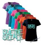 SUICIDE SILENCE - Turquoise Logo - farebné dámske tričko