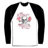 BULLET FOR MY VALENTINE - Skull & Roses - pánske tričko s dlhými rukávmi