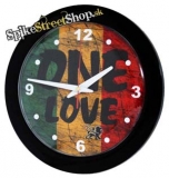 ONE LOVE JAMAICA - nástenné hodiny