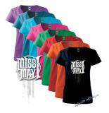 MISS MAY I - White Logo - farebné dámske tričko