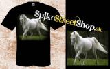 Horses Collection - BIELY ŽREBEC - pánske tričko
