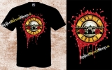 GUNS N ROSES - Bloody Classic Logo - čierne pánske tričko