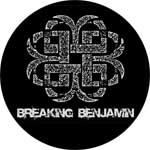 BREAKING BENJAMIN - Grey Logo - odznak