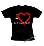 I LOVE BIG TIME RUSH - čierne dámske tričko