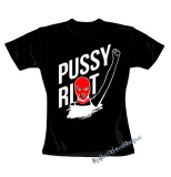 PUSSY RIOT - Logo - čierne dámske tričko