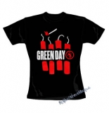 GREEN DAY - Bombs - čierne dámske tričko