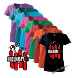 GREEN DAY - Bombs - farebné dámske tričko