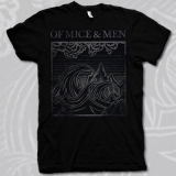 OF MICE & MEN - Wave - čierne pánske tričko