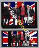 BIG TIME RUSH - UK FLag & Band - peňaženka