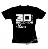 30 SECONDS TO MARS - Big Logo - čierne dámske tričko