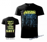 ASKING ALEXANDRIA - Neon Band -  čierne pánske tričko