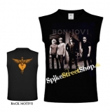BON JOVI - Band - čierne pánske tričko bez rukávov