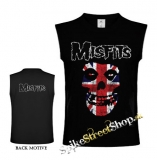 MISFITS - UK Skull - čierne pánske tričko bez rukávov