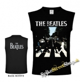 BEATLES - Abbey Road - čierne pánske tričko bez rukávov