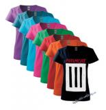 PARAMORE - 3 Bar - farebné dámske tričko