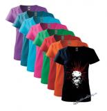 SKULL RAYS - farebné dámske tričko