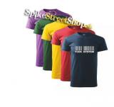 FUCK THE SYSTEM - farebné pánske tričko