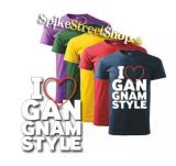 I LOVE GANGNAM STYLE - farebné pánske tričko