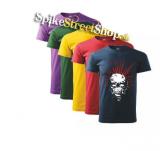 SKULL RAYS - farebné pánske tričko