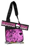 MONSTER HIGH - Emo Pink Skull - dievčenská taška cez plece