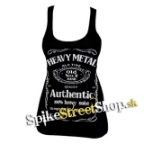 HEAVY METAL - Jack Daniels Motive - Ladies Vest Top