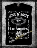 GUNS N ROSES - Jack Daniels Motive - čierne pánske tričko bez rukávov