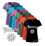 TRIVIUM - White Logo - farebné dámske tričko