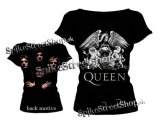 QUEEN - Logo & Band - dámske tričko